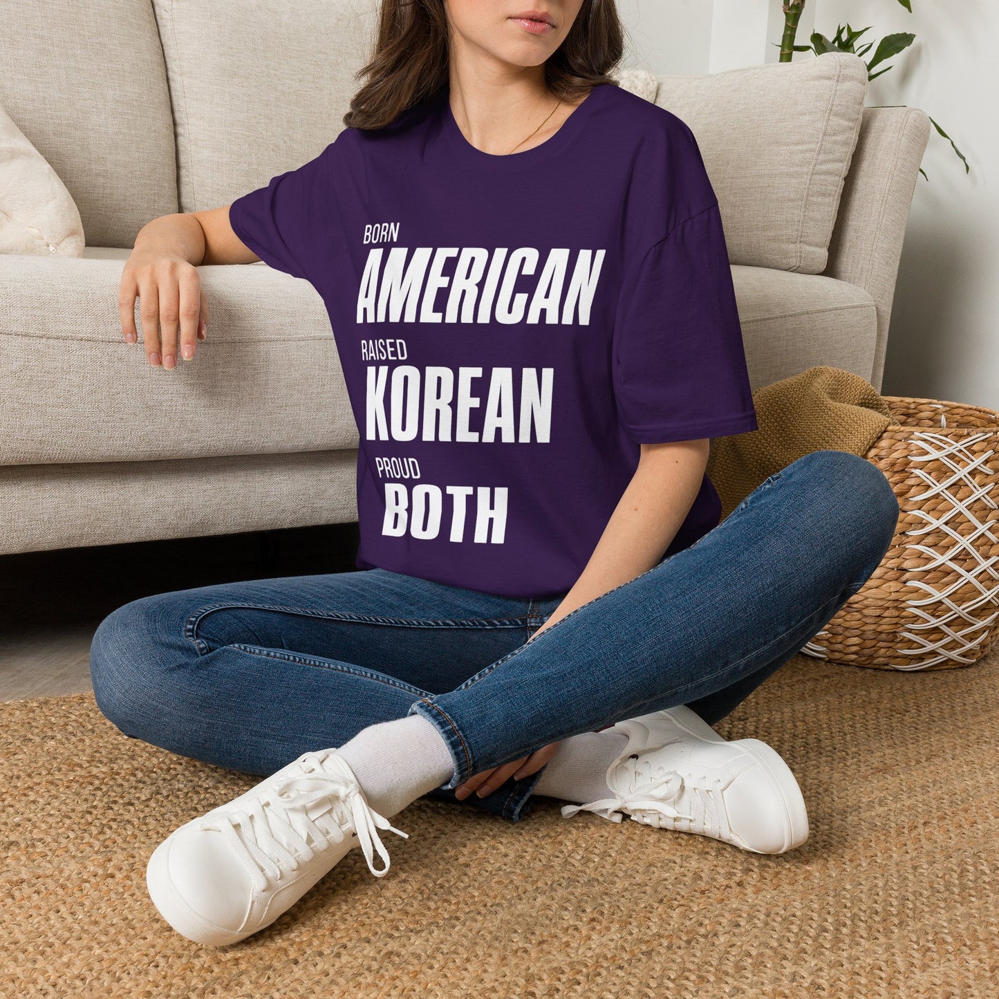 BORN AMERICAN RAISED KOREAN T-SHIRT