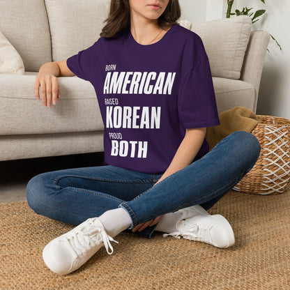 BORN AMERICAN RAISED KOREAN T-SHIRT
