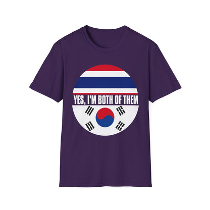 T-Shirt — Yes, I'm Both of Them (Korean-Thai Pride)