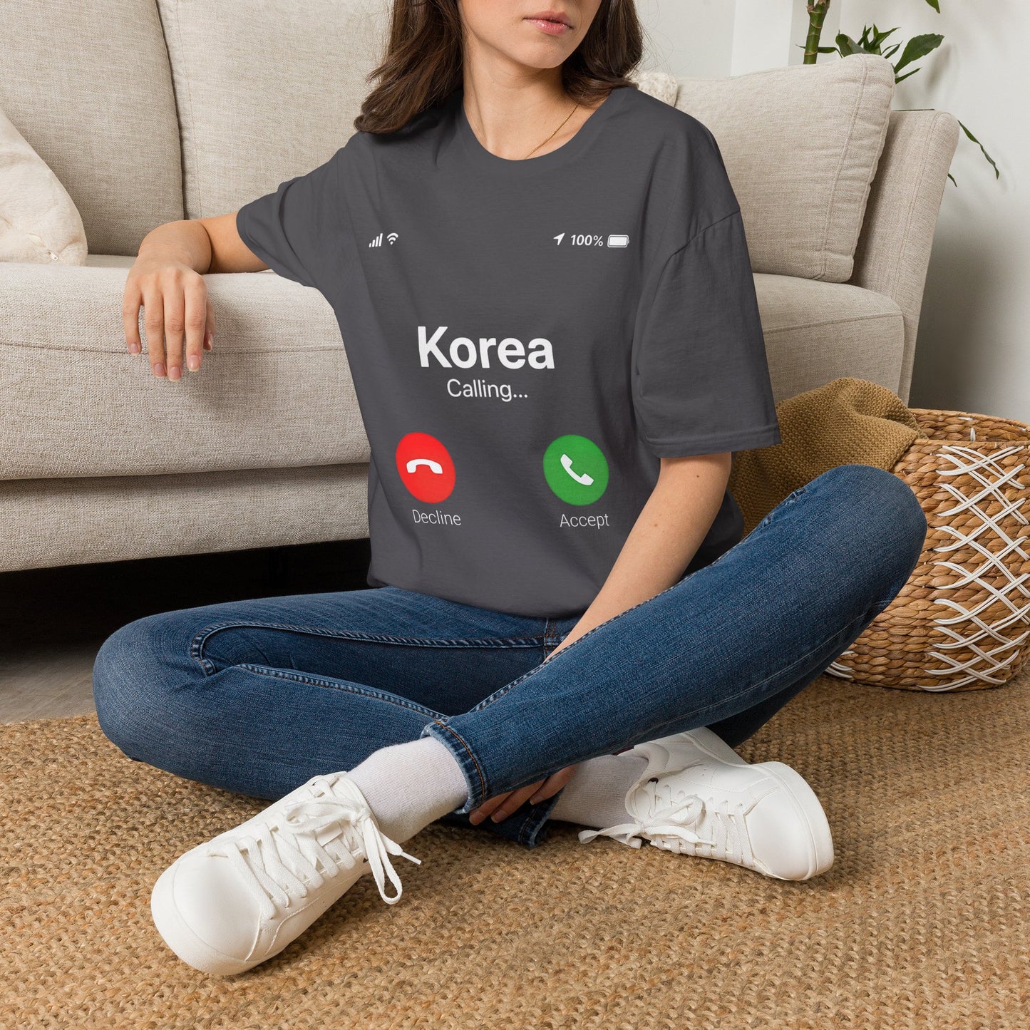 Korea Calling T-Shirt — Travel & Korea Lover Graphic Tee