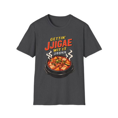 Gettin' Jjigae Wit It T-Shirt — Korean Stew Foodie Graphic Tee