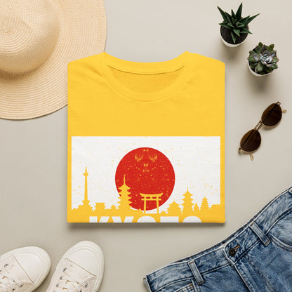 Kyoto Skyline T-Shirt — Japanese Rising Sun Graphic Tee