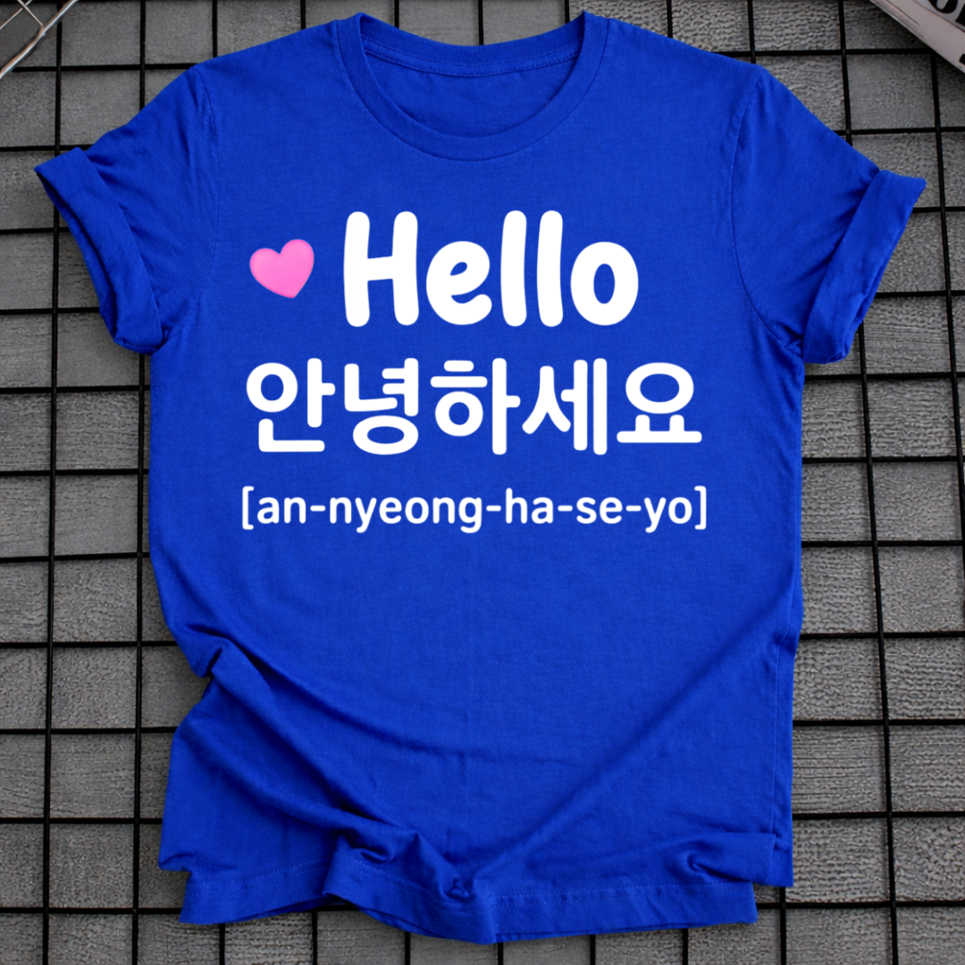 HELLO ANNYEONGHASEYO T-SHIRT
