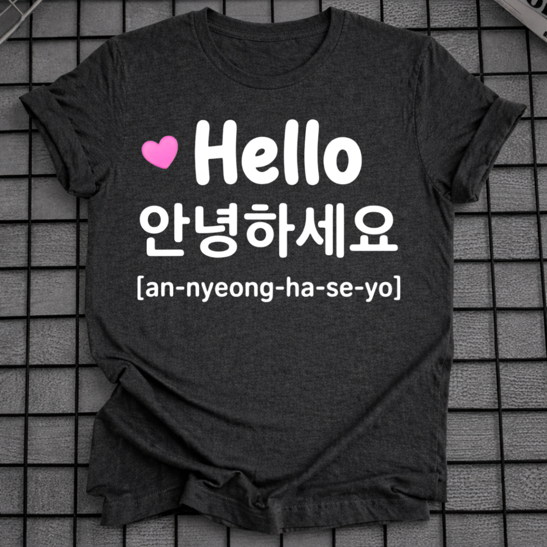 HELLO ANNYEONGHASEYO T-SHIRT