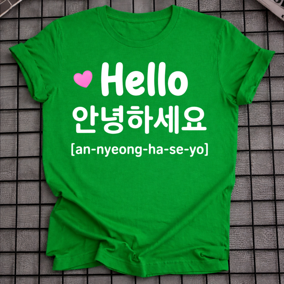 HELLO ANNYEONGHASEYO T-SHIRT