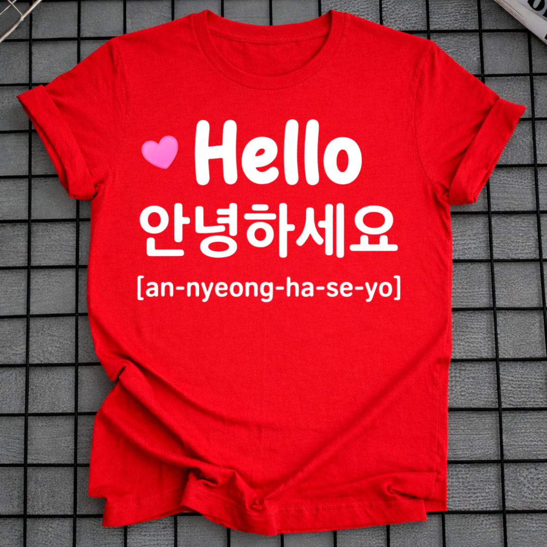 HELLO ANNYEONGHASEYO T-SHIRT