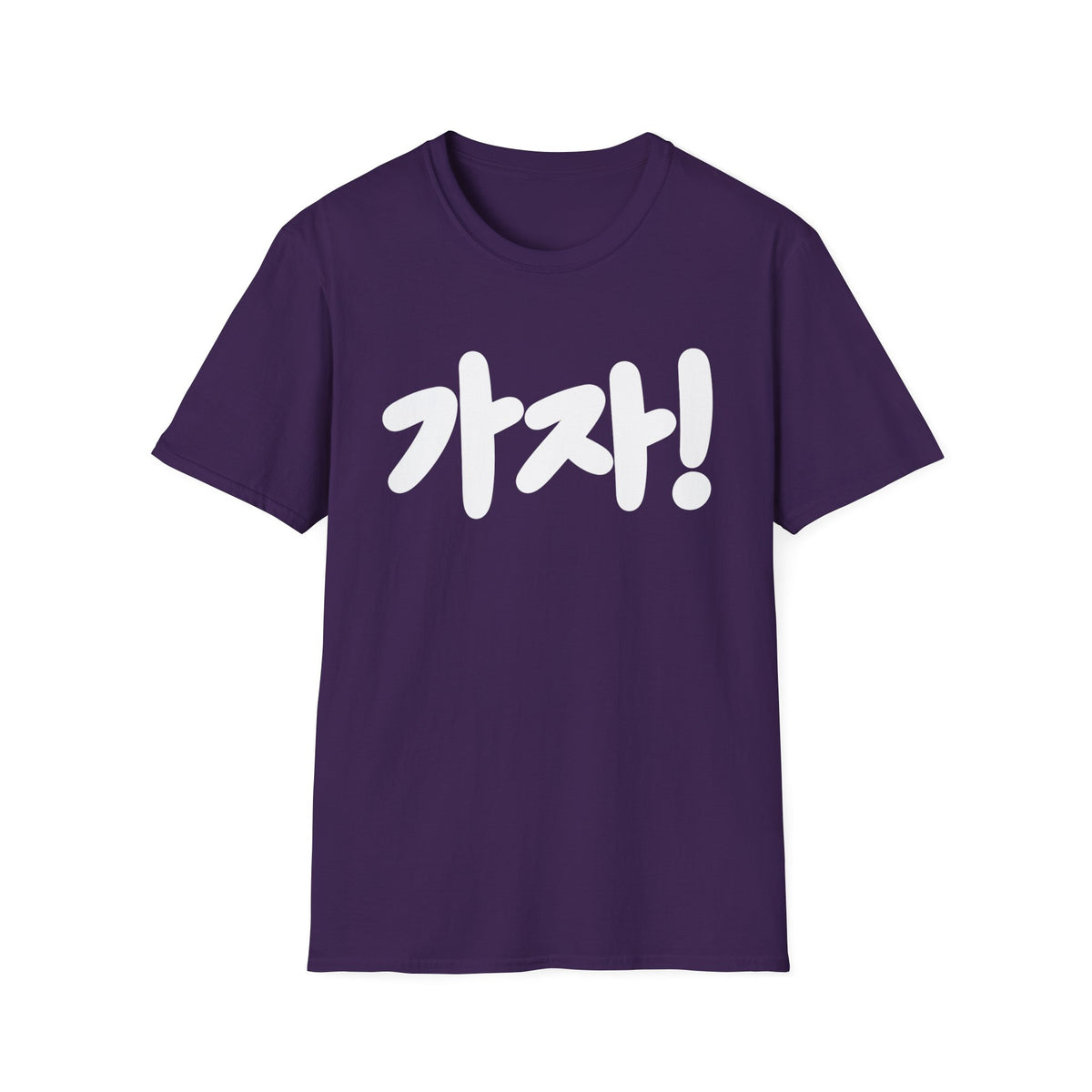Kaja! Korean Script Graphic Tee — Bold Hangul Statement T-Shirt