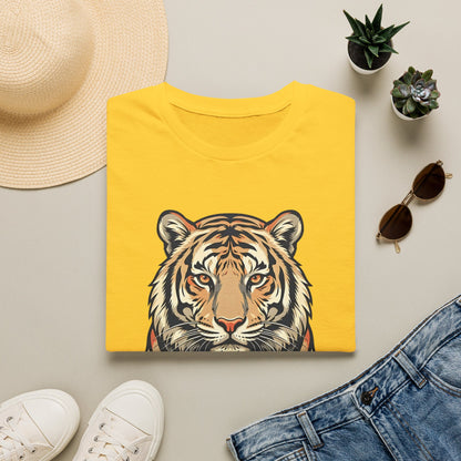 Tiger Holding South Korea Heart T-Shirt — Korean Pride Graphic Tee