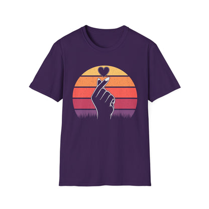Retro Love Hand Unisex Softstyle T-Shirt - Perfect Gift for Everyday Wear
