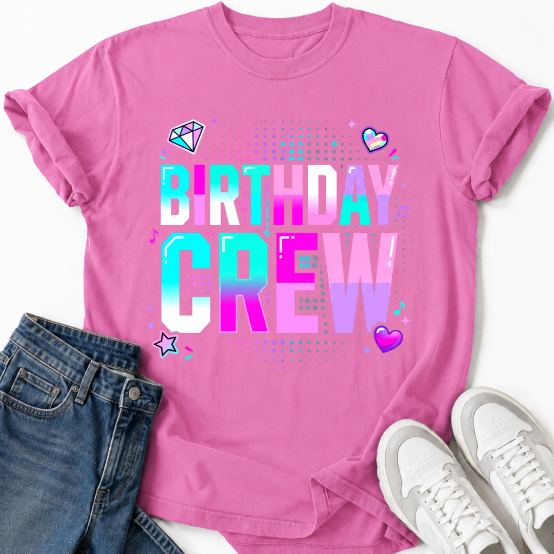 BIRTHDAY CREW T-SHIRT