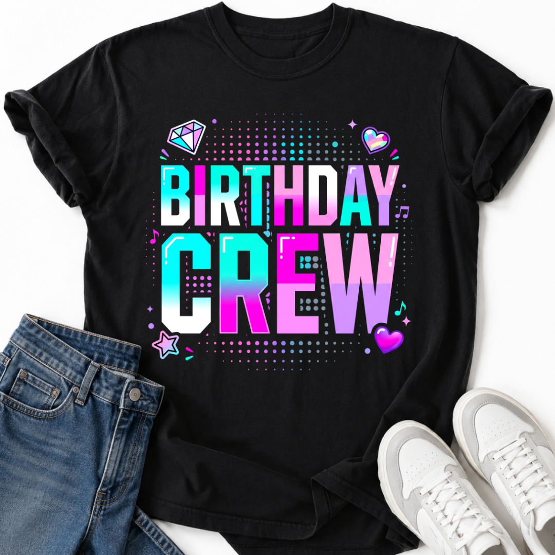BIRTHDAY CREW T-SHIRT