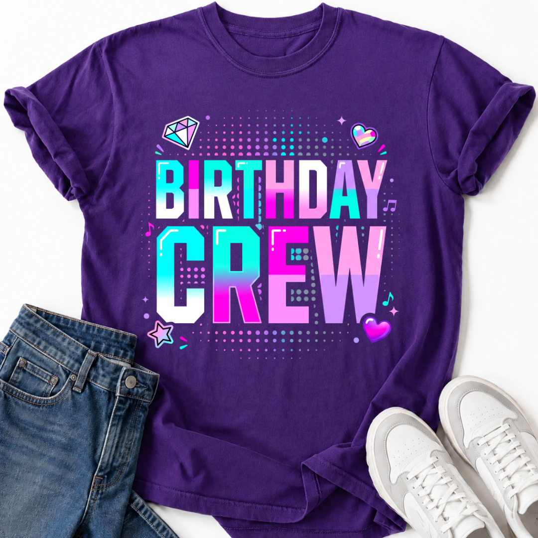 BIRTHDAY CREW T-SHIRT