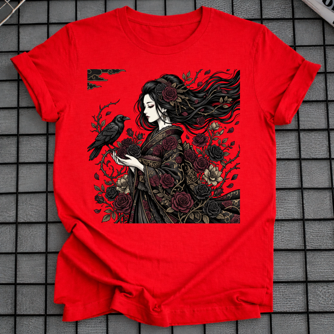 RAVEN GEISHA T-SHIRT