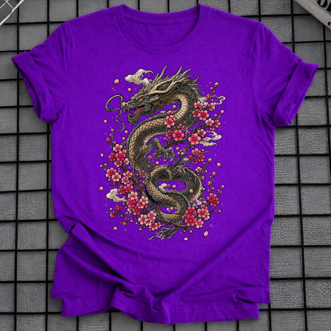CHERRY BLOSSOM DRAGON T-SHIRT