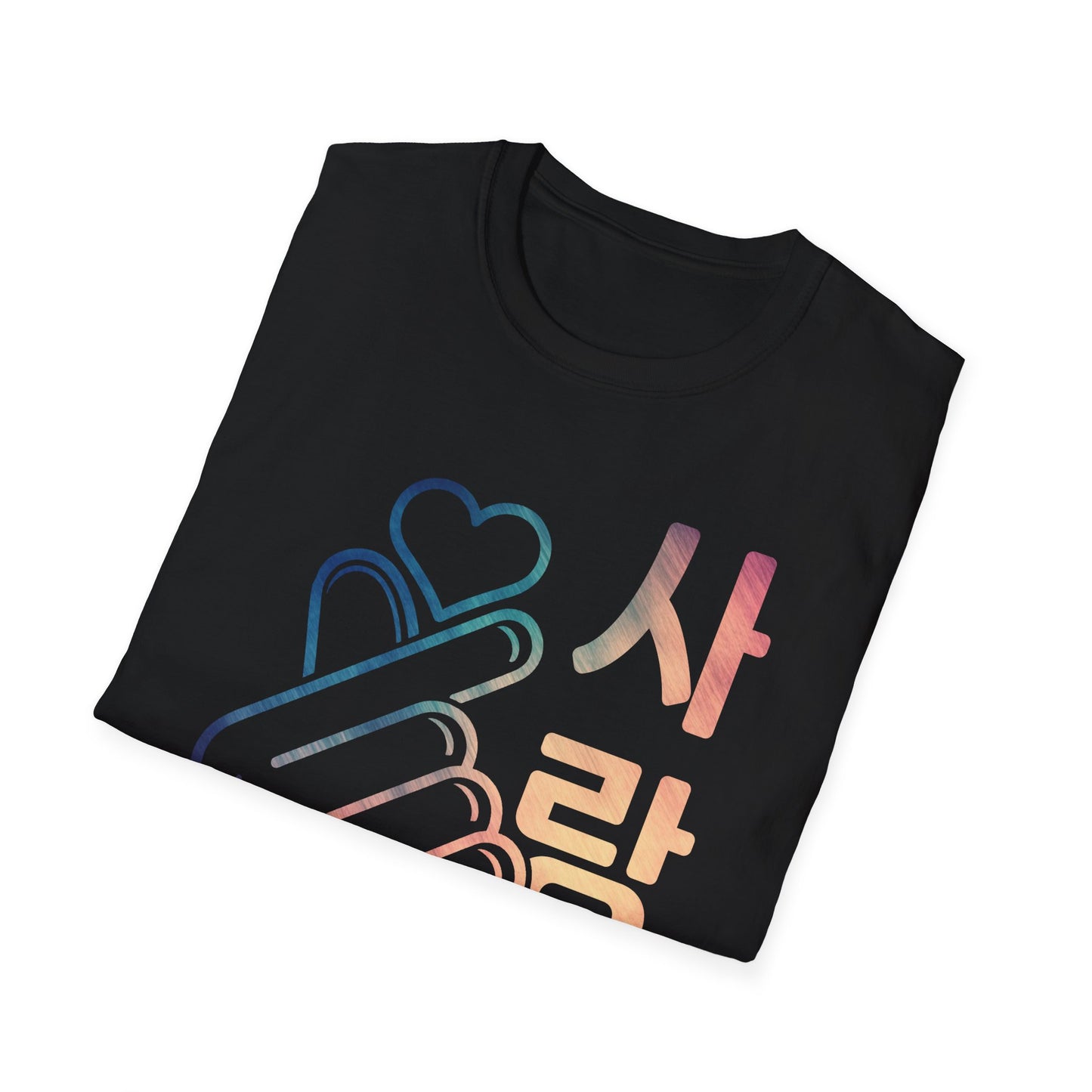 Rainbow Heart Hand Unisex T-Shirt - Perfect for Love Celebrations