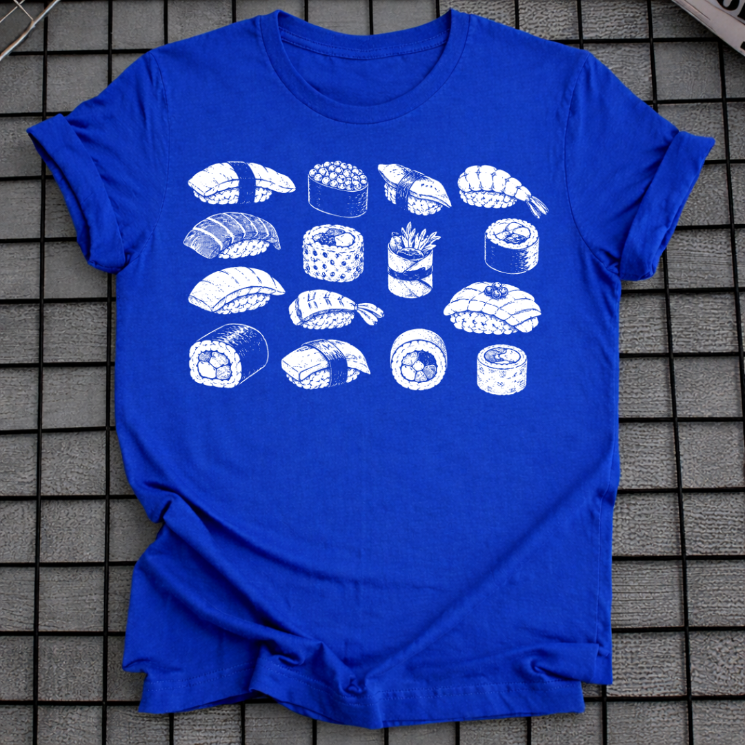 HANDGEZEICHNETES SUSHI T-SHIRT