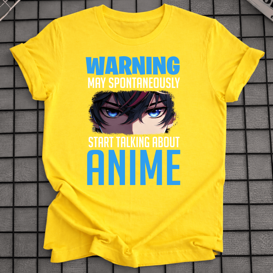 FANGE AN, ÜBER ANIME-T-SHIRTS ZU REDEN