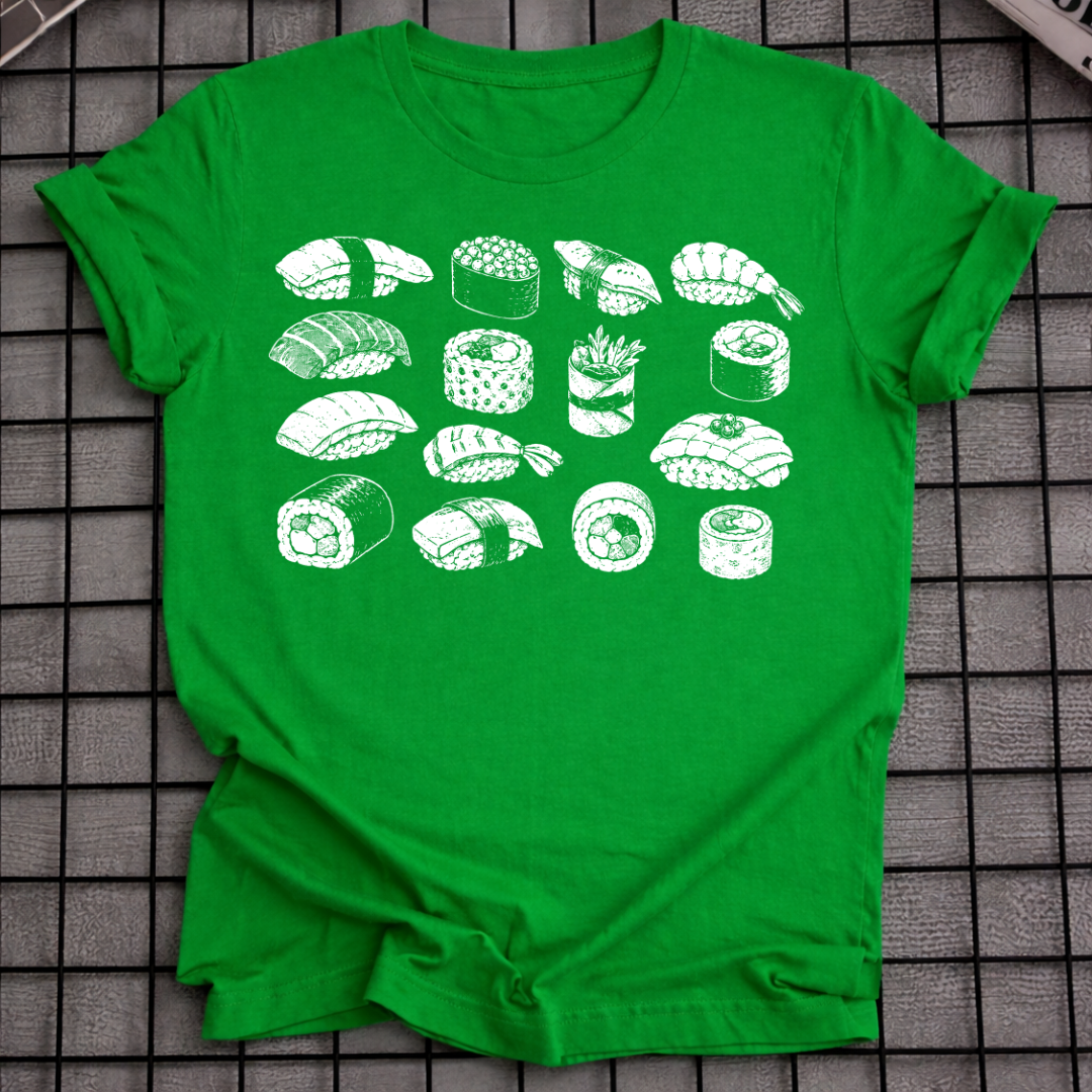 HANDGEZEICHNETES SUSHI T-SHIRT