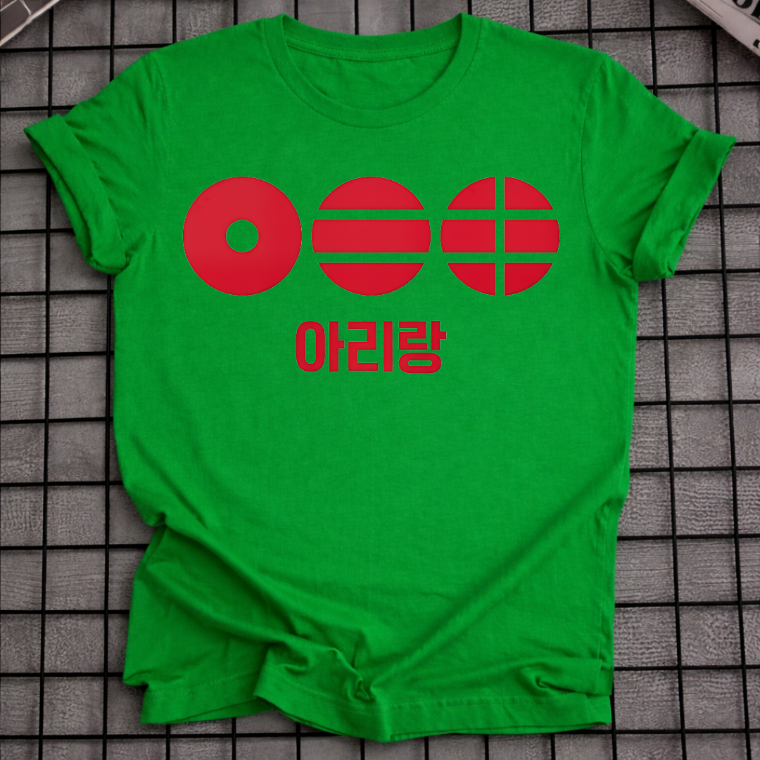 KOREAN RED ARIRANG T-SHIRT