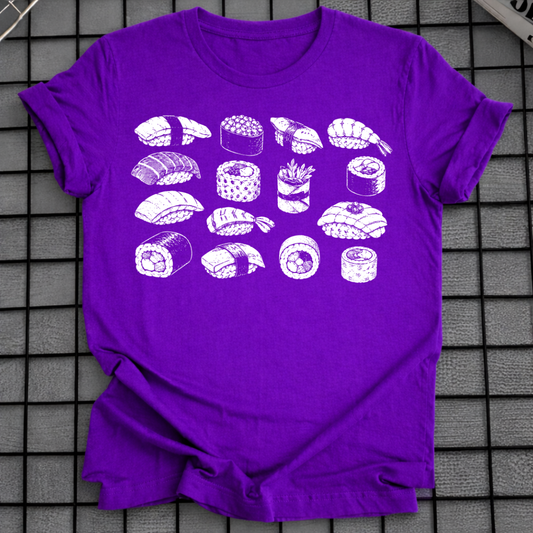 HANDGEZEICHNETES SUSHI T-SHIRT
