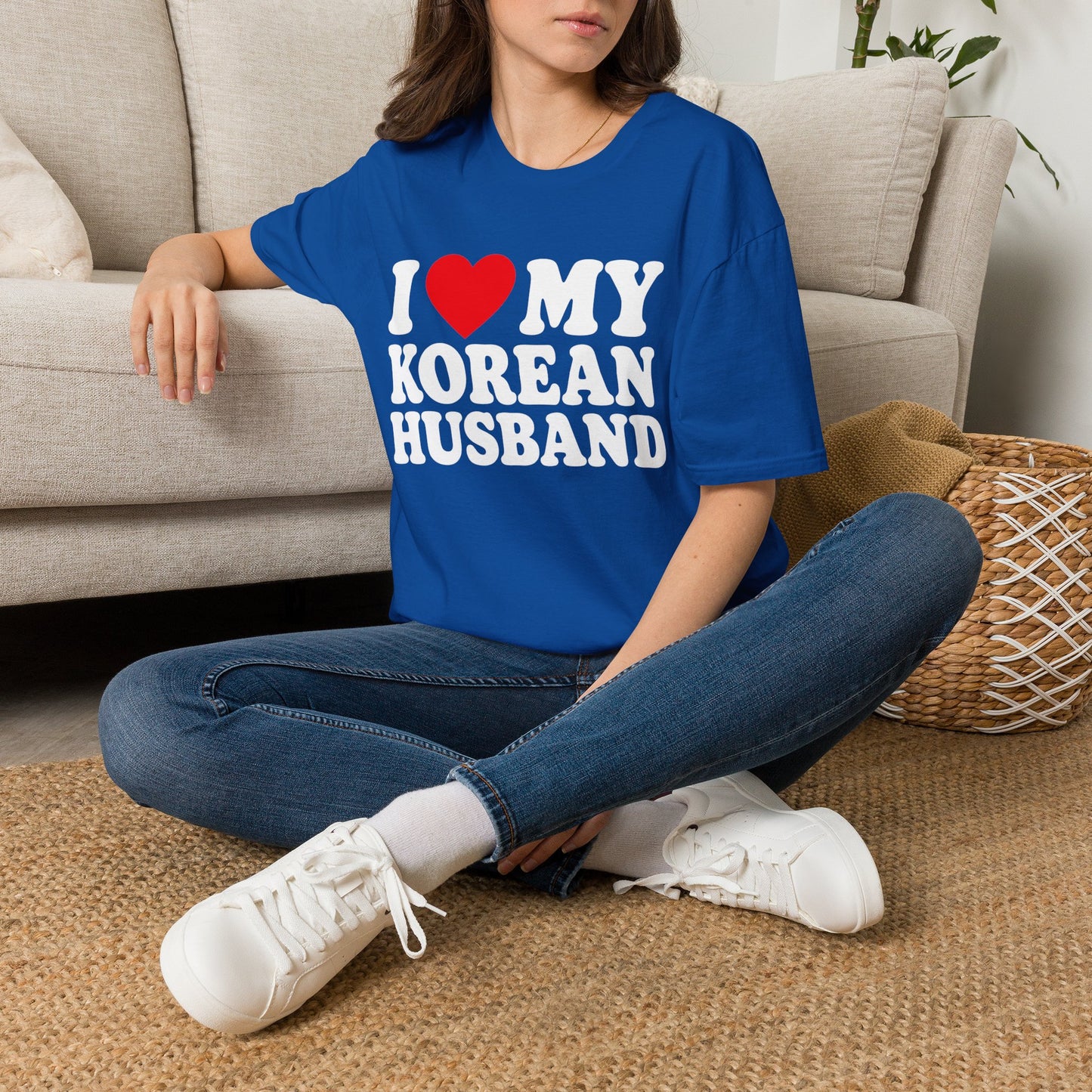 I LOVE MY KOREAN HUSBAND T-SHIRT