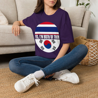 T-Shirt — Yes, I'm Both of Them (Korean-Thai Pride)
