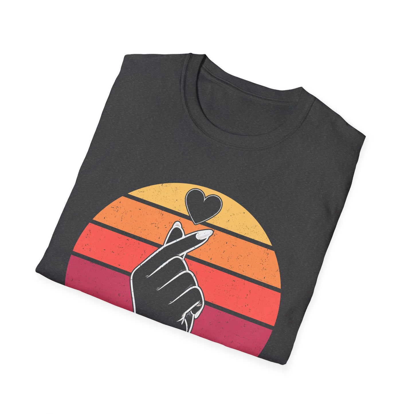 Retro Love Hand Unisex Softstyle T-Shirt - Perfect Gift for Everyday Wear