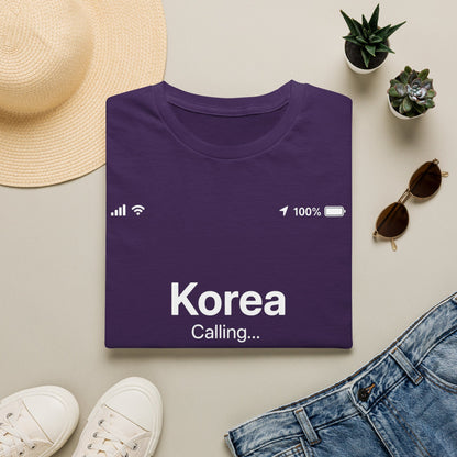 Korea Calling T-Shirt — Travel & Korea Lover Graphic Tee