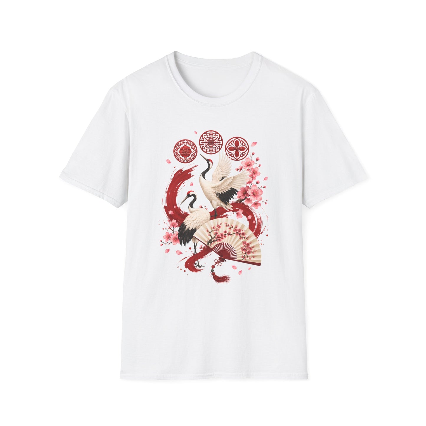 ARIRANG FLORAL CRANE T-SHIRT