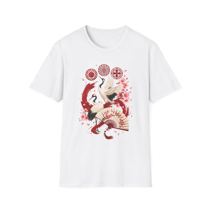 ARIRANG FLORAL CRANE T-SHIRT