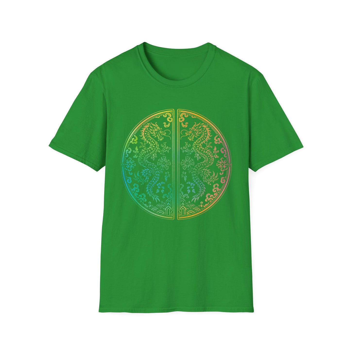 Rainbow Dragon Mandala T-Shirt