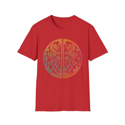 Rainbow Dragon Mandala T-Shirt