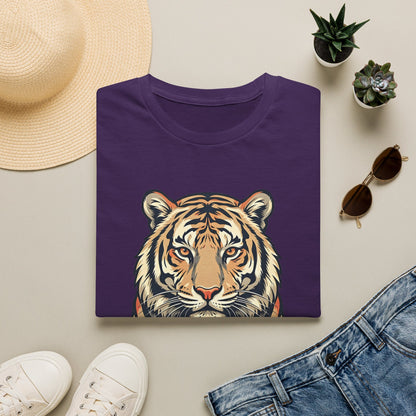 Tiger Holding South Korea Heart T-Shirt — Korean Pride Graphic Tee