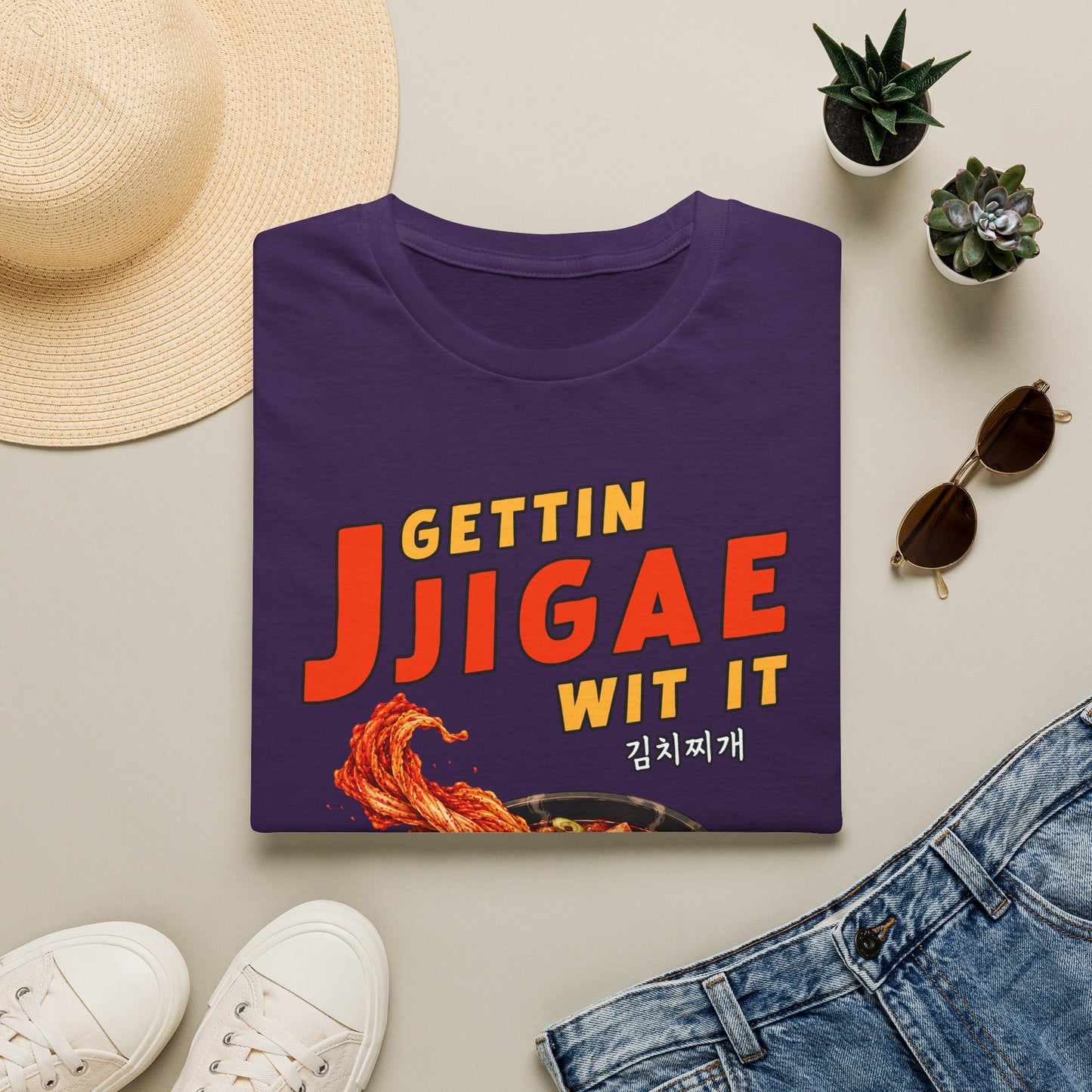 Gettin Jjigae Wit It T-Shirt — Korean Stew Graphic Tee