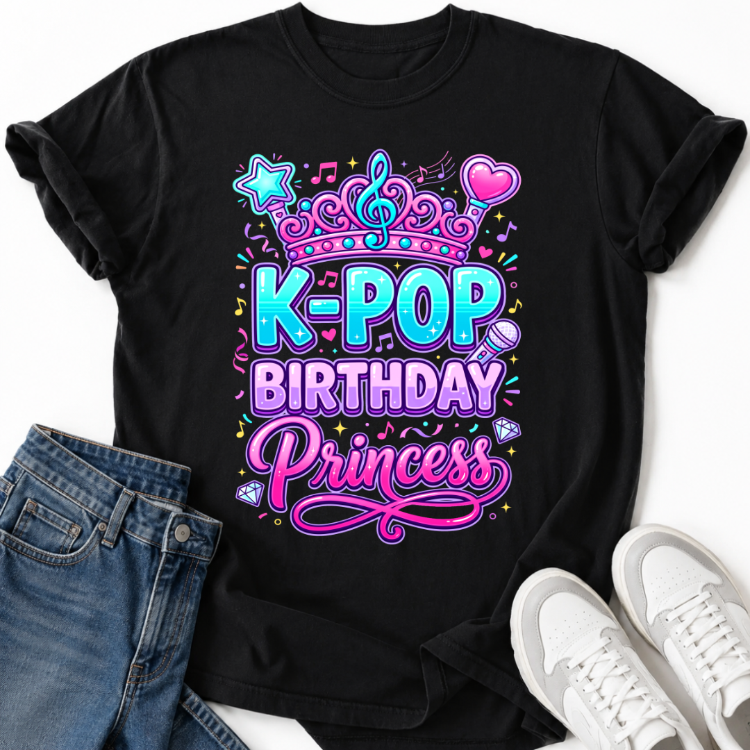 K-POP BIRTHDAY PRINCESS T-SHIRT