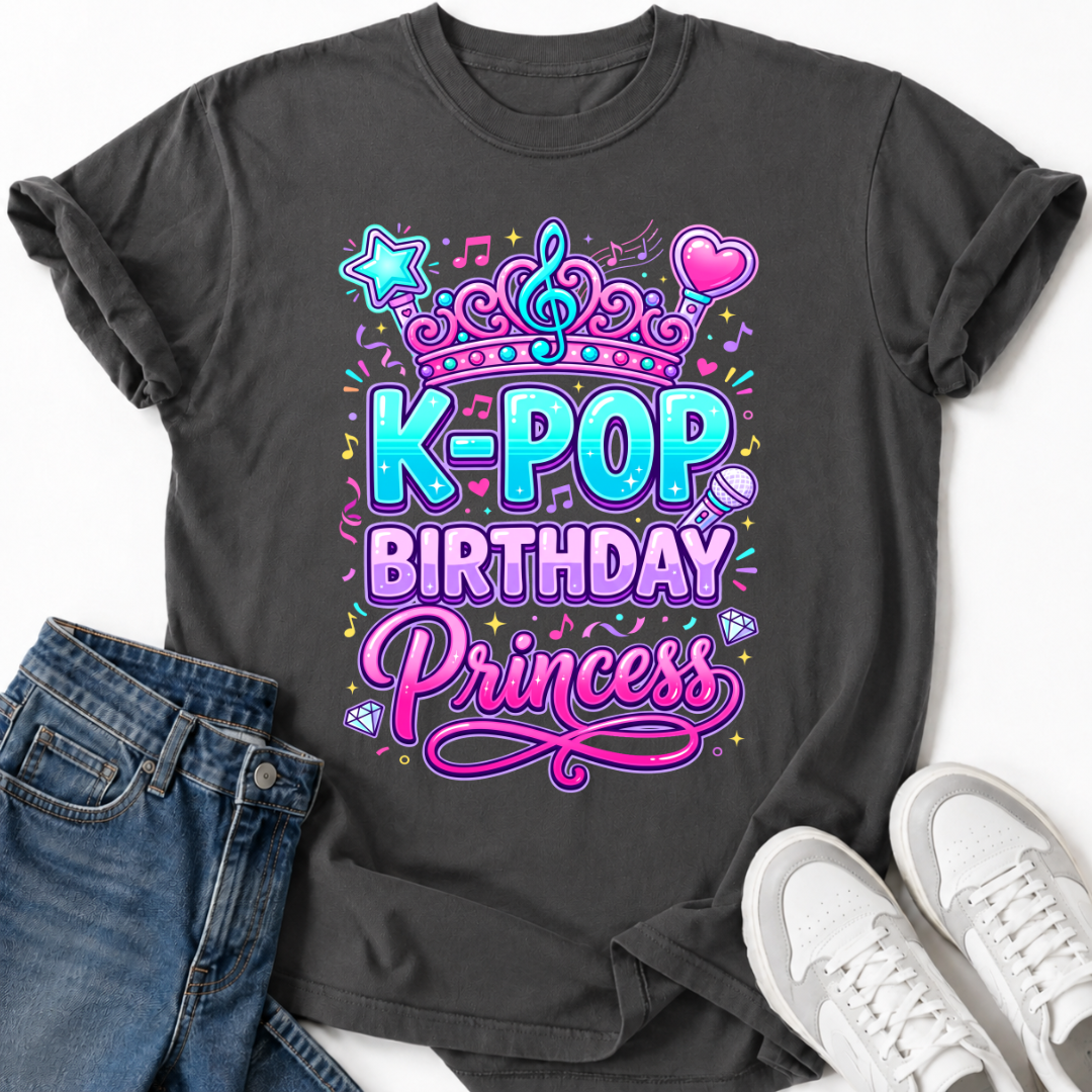 K-POP BIRTHDAY PRINCESS T-SHIRT