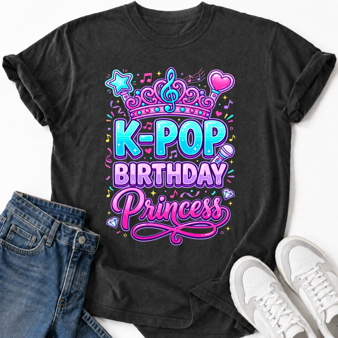 K-POP BIRTHDAY PRINCESS T-SHIRT
