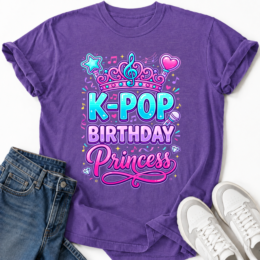 K-POP BIRTHDAY PRINCESS T-SHIRT