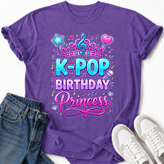K-POP BIRTHDAY PRINCESS T-SHIRT