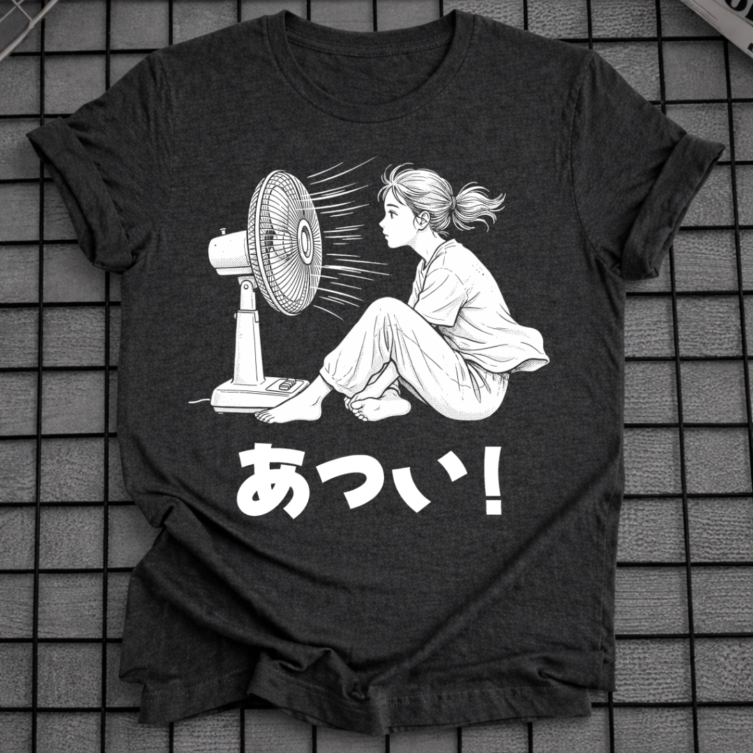 ANIME GIRL COOLING OFF T-SHIRT