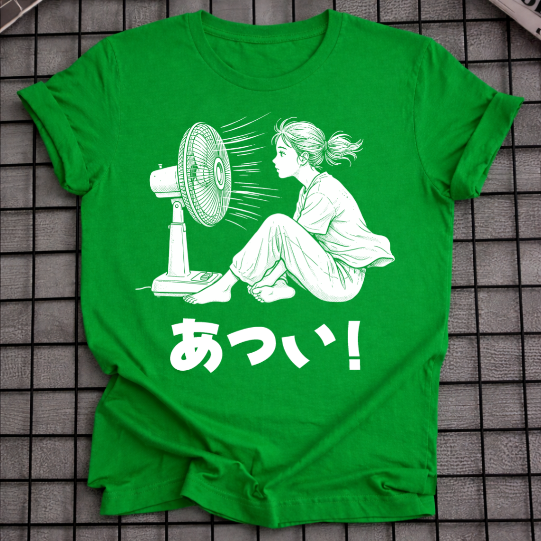 ANIME GIRL COOLING OFF T-SHIRT