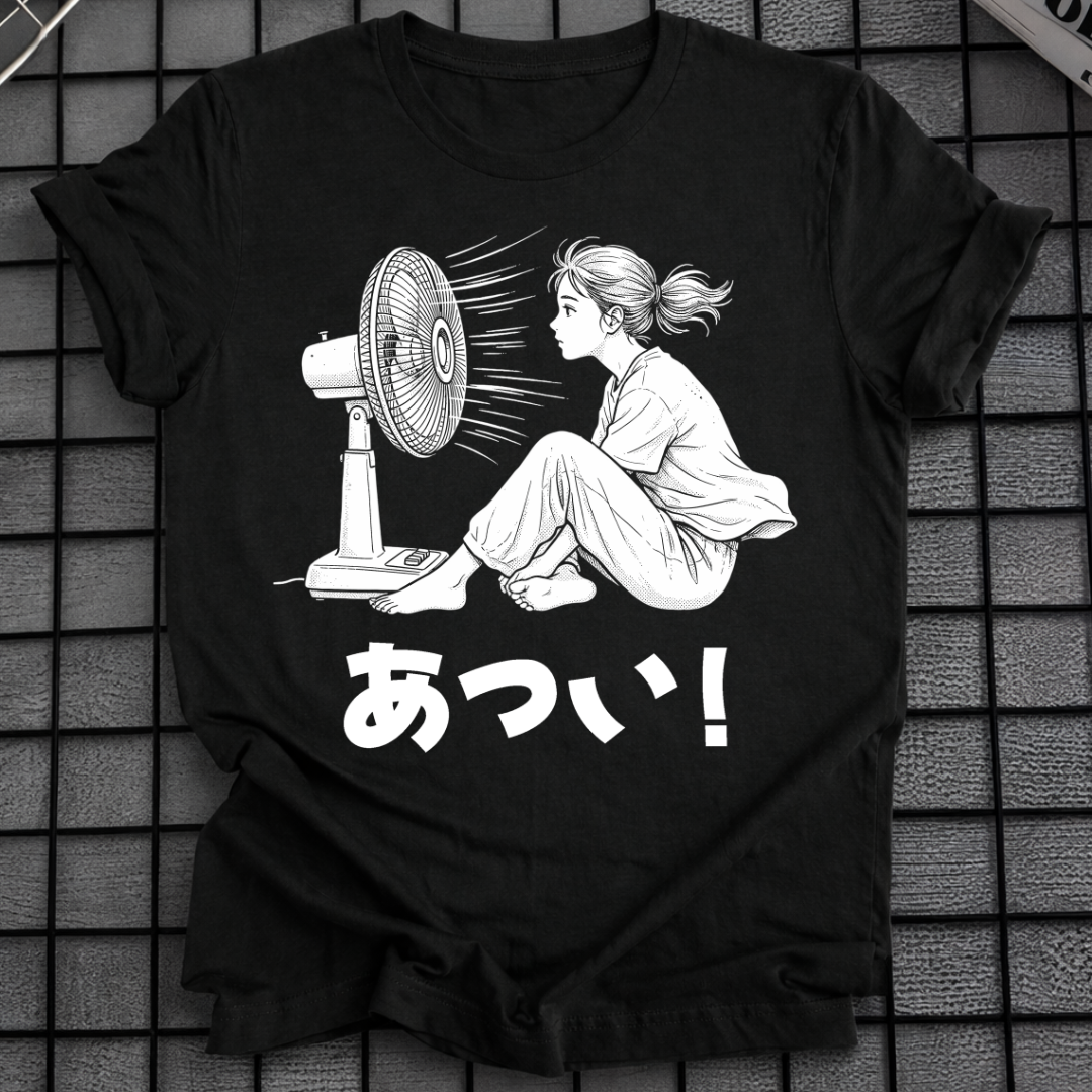 ANIME GIRL COOLING OFF T-SHIRT