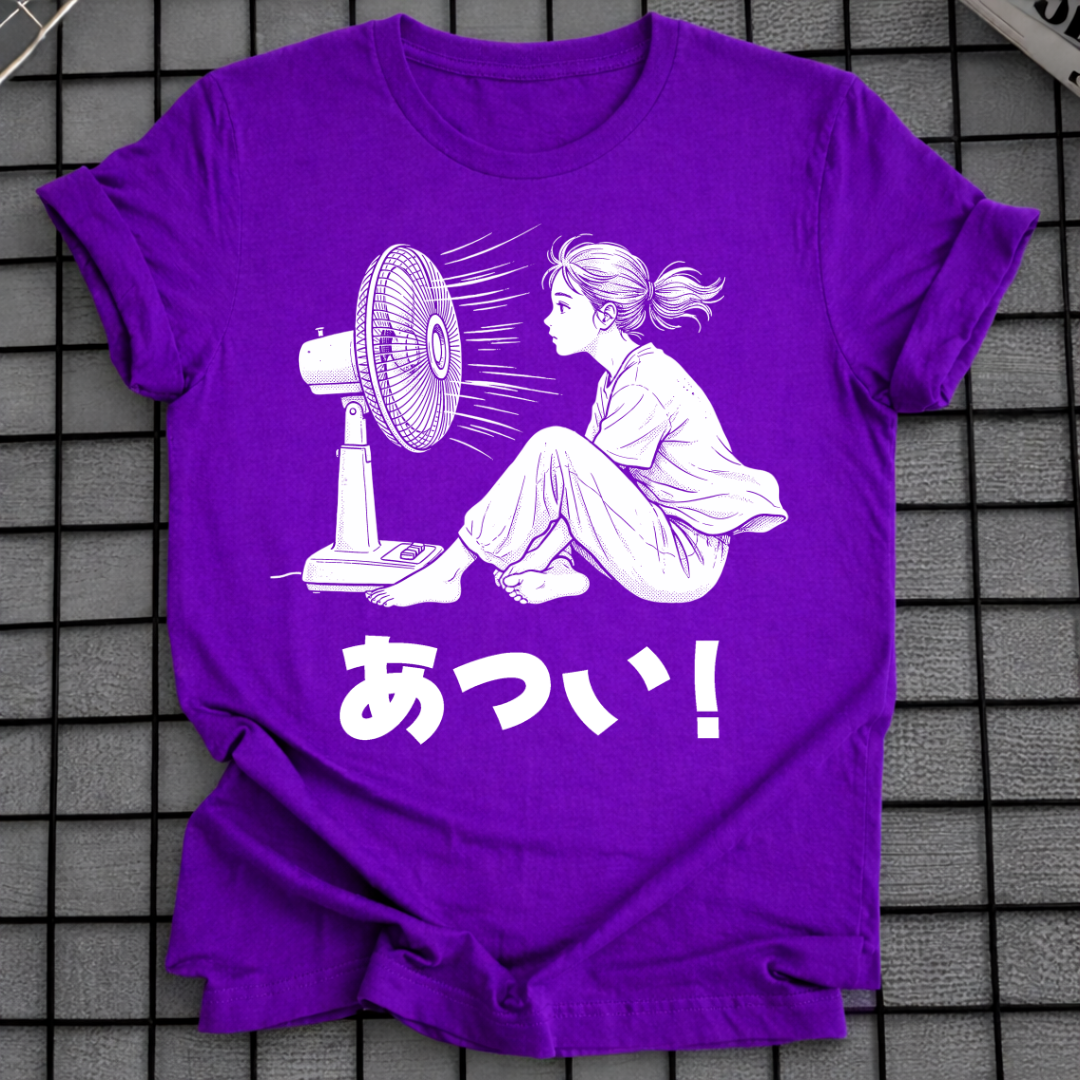 ANIME GIRL COOLING OFF T-SHIRT