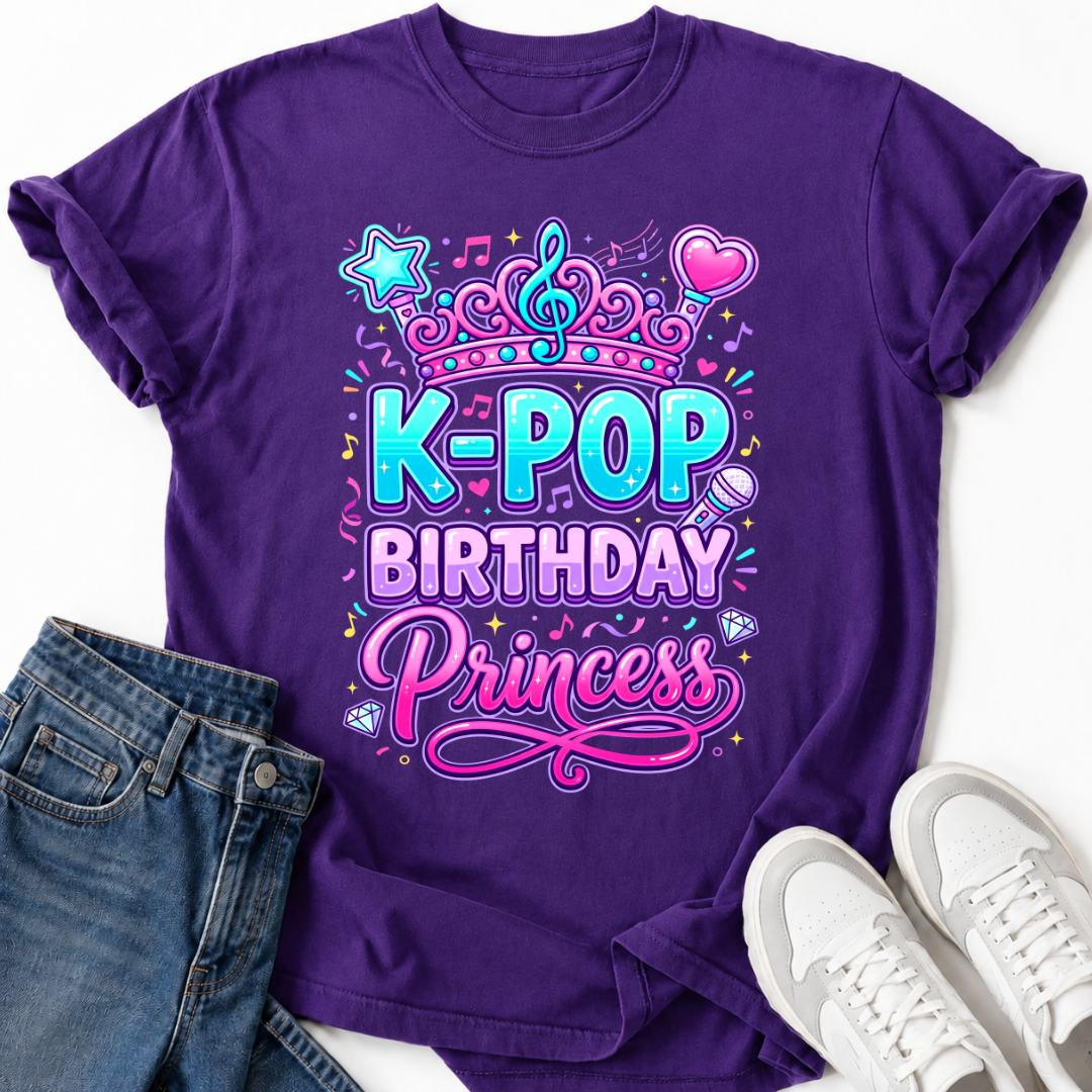 K-POP BIRTHDAY PRINCESS T-SHIRT