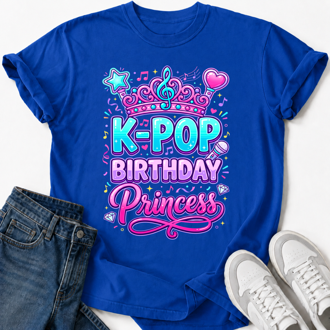 K-POP BIRTHDAY PRINCESS T-SHIRT