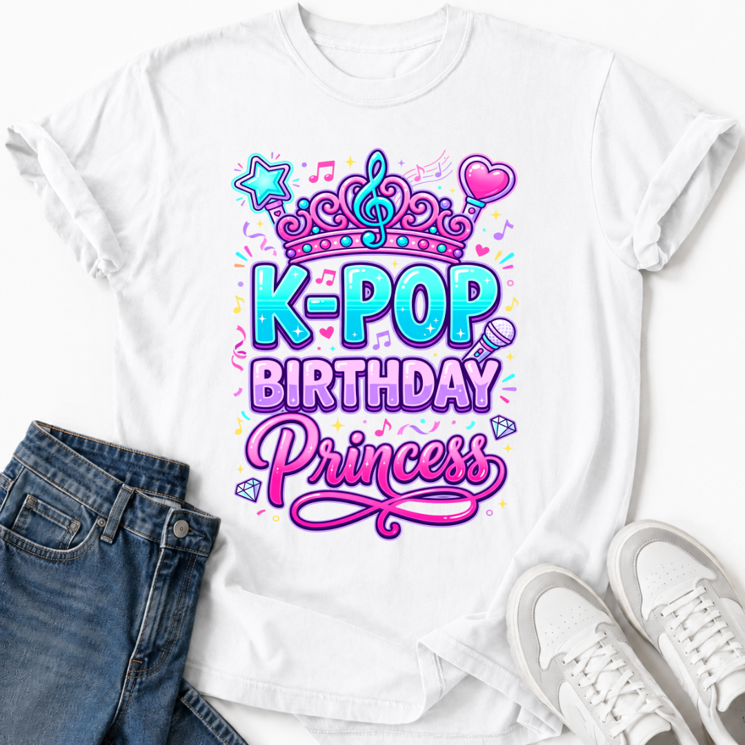 K-POP BIRTHDAY PRINCESS T-SHIRT