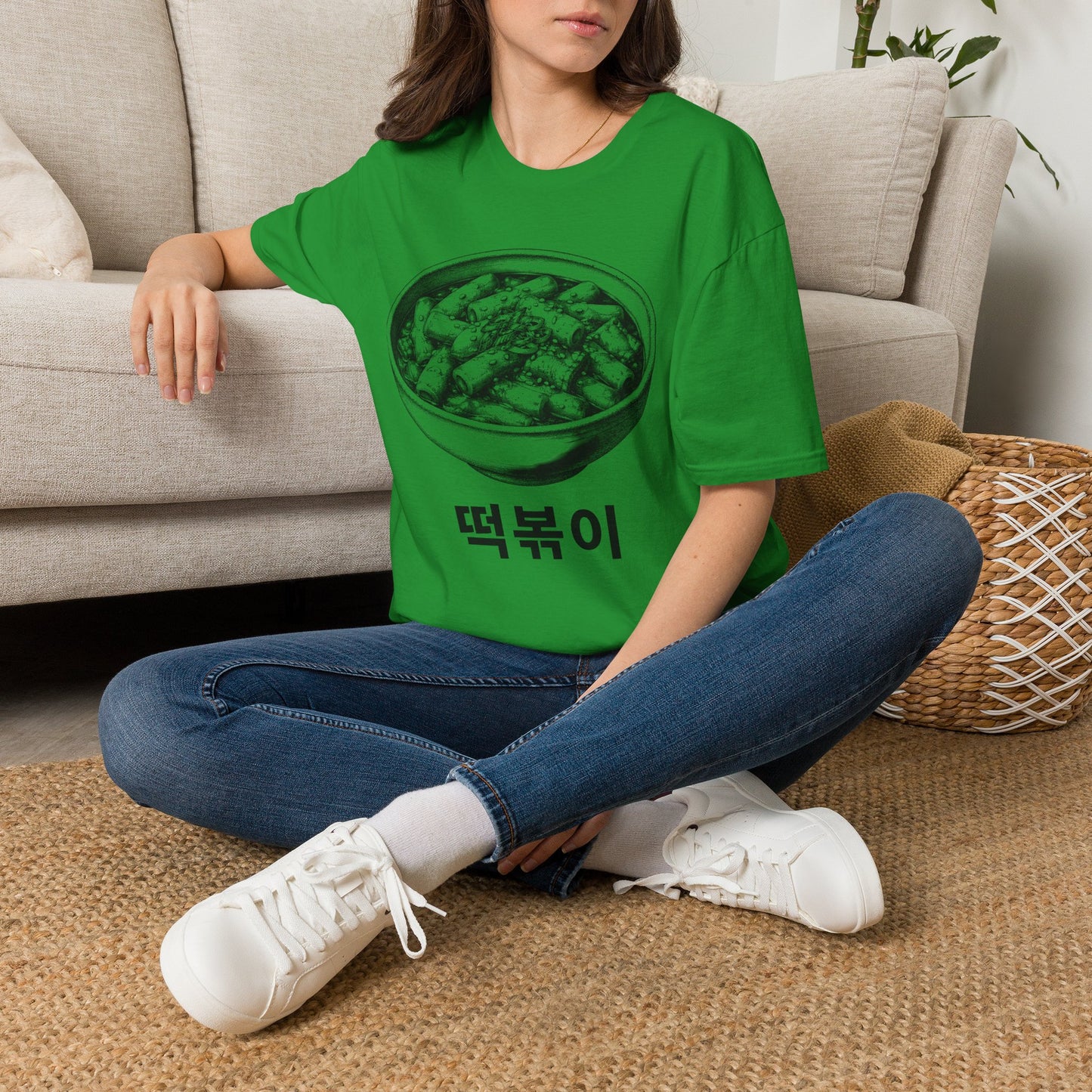 T-Shirt — Korean Tteokbokki Bowl Graphic Tee (떡볶이)