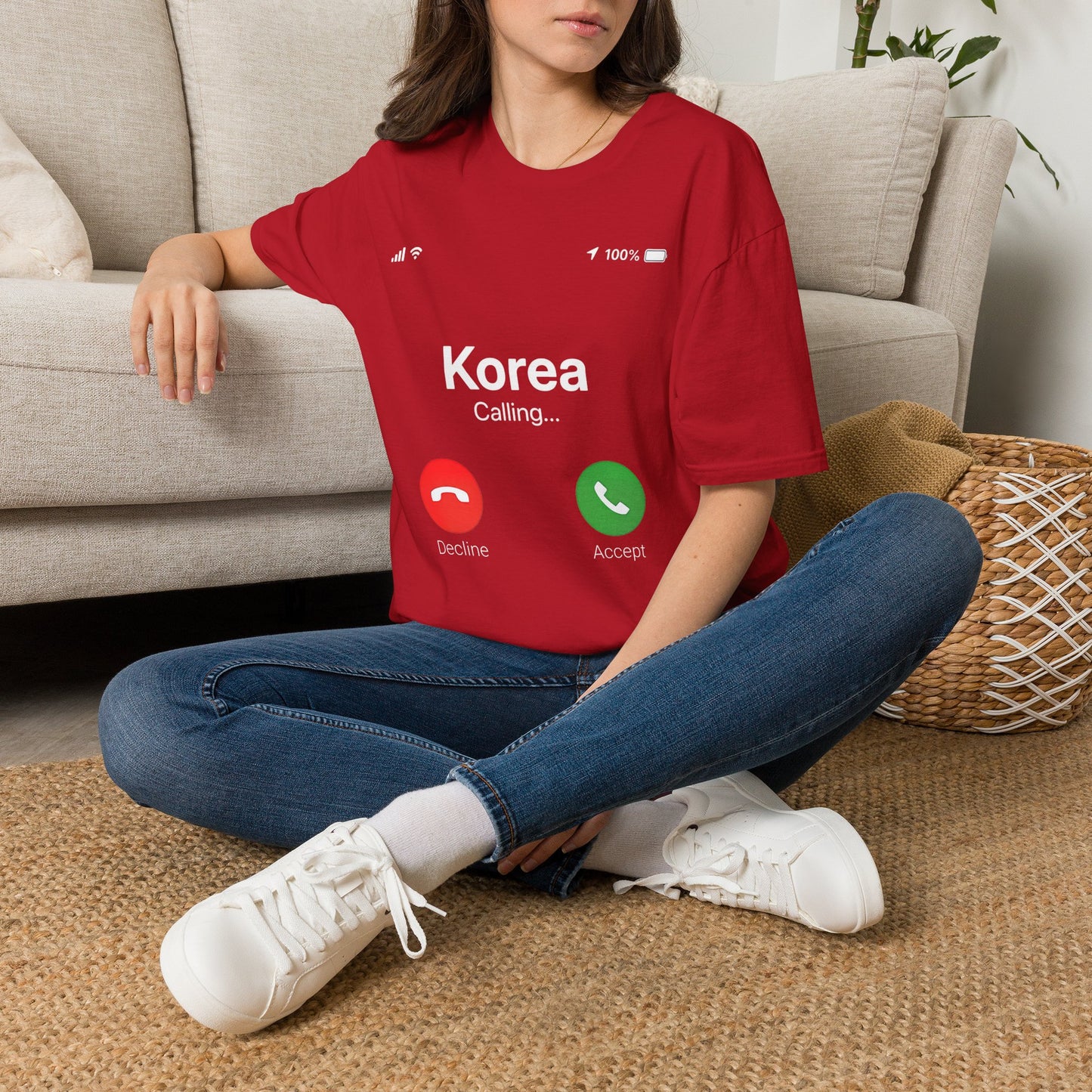 Korea Calling T-Shirt — Travel & Korea Lover Graphic Tee
