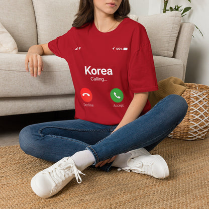 Korea Calling T-Shirt — Travel & Korea Lover Graphic Tee