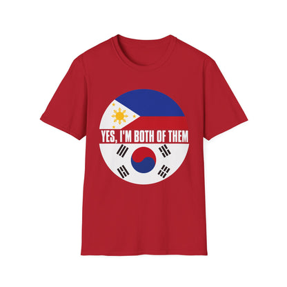 T-Shirt — Yes, I'm Both of Them (Philippines & South Korea)